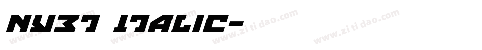 Nyet Italic字体转换